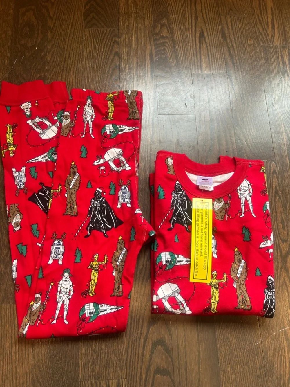 Hanna Andersson Christmas Star Wars Character Pajama Set - Picture 1 of 2